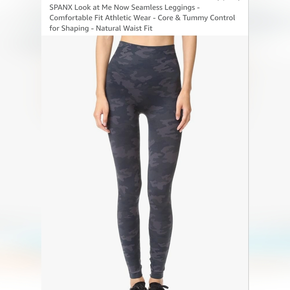 Spanks NWT sz Small Look at me Now Black Camo